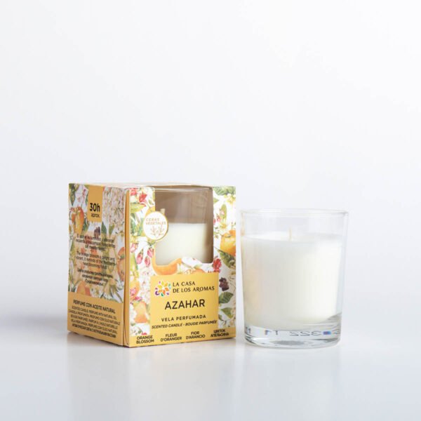 Bougies Aromatiques Fleur d'oranger – Verre 140g
