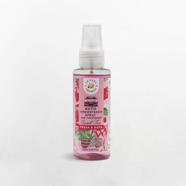 Spray Désodorisant Pour Voiture Fraise & Crème 100ml