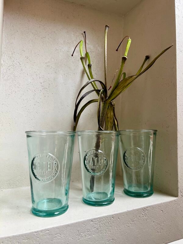 Verre water 100 % recyclé, parfait pour l'eau, le jus, les cocktails – Image 4