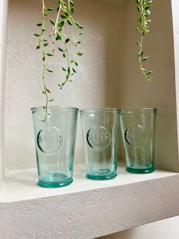 Verre water 100 % recyclé, parfait pour l'eau, le jus, les cocktails – Image 5