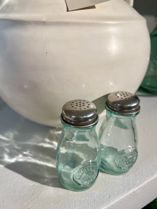 1 Selier avec couvercle en acier inoxydable 100 % verre recyclé 118 ml – Image 2