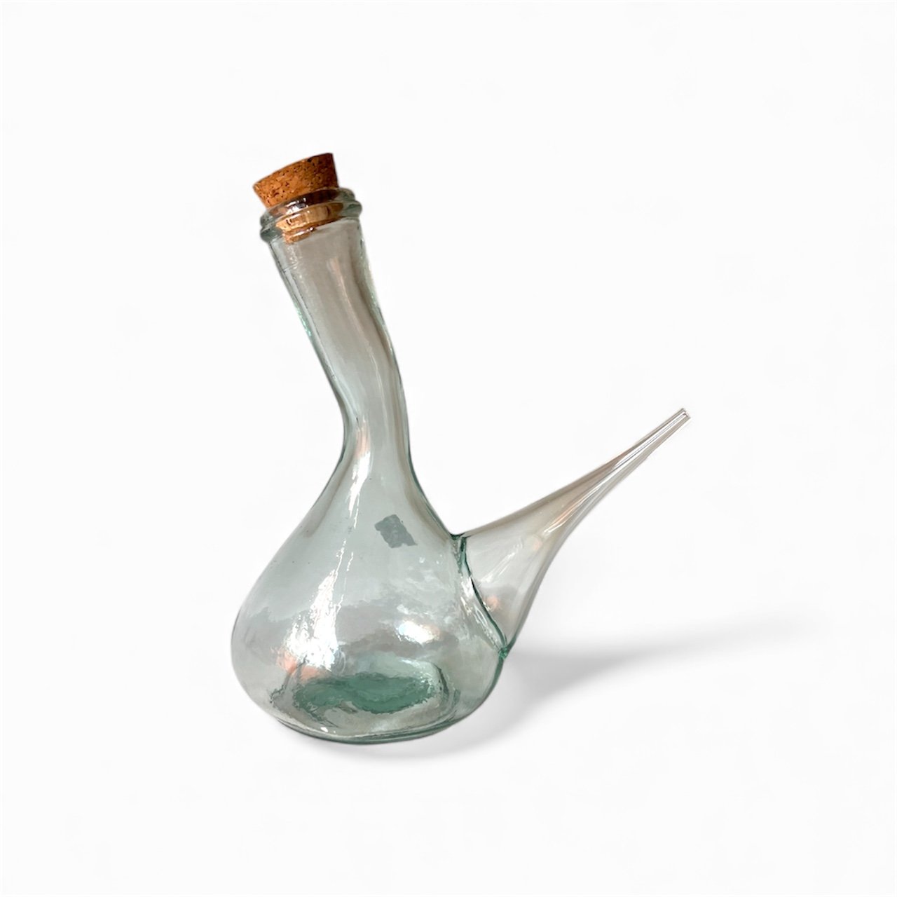 Huilier vinaigrier porron | verre soufflé transparent – Image 4