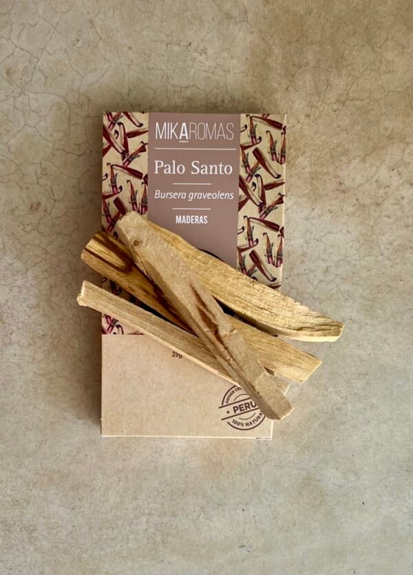 Bois de Palo Santo en bâtonnets| Madera Santa Mikaromas 25Gr