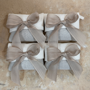 Lot de 4 Sachets en tissus épicés lavande & herbes naturels pour placard – soins quotidien