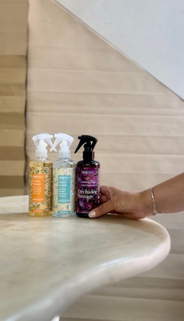 Pack 3 Sprays Parfumés- Tendresse & Caractère 250 ml