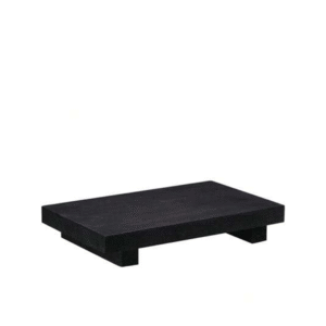 plateau en bois noir japonais