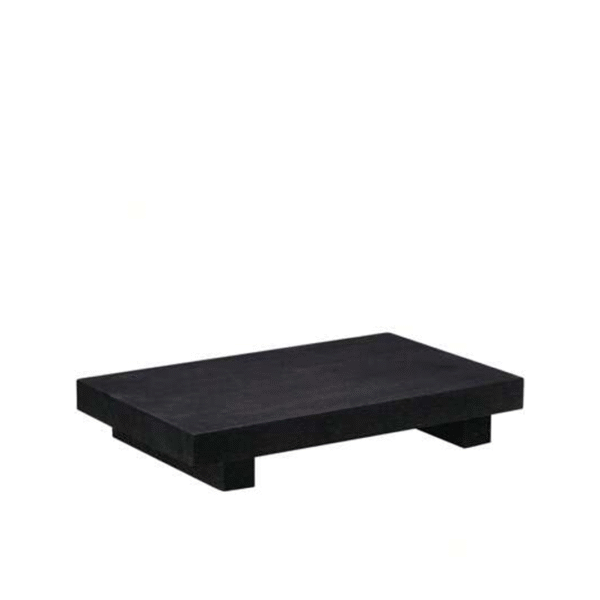 plateau en bois noir japonais