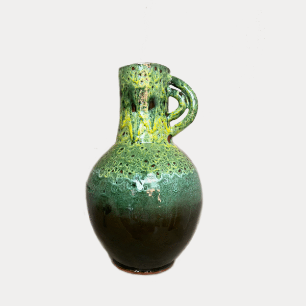 Vase en céramique  H38cm  Effet vert aquatique – Image 2