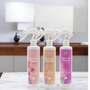 Trio de Sprays 300 ml – Fleurs de Cerisier, Orange Cannelle & Fruits Rouges