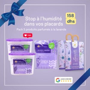 Déshumidificateur Anti-Humidité, Désodorisant Lavande