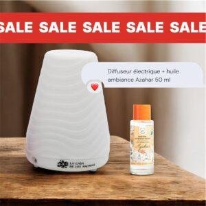 Duo Diffuseur Électrique Olas + Huile d'Ambiance Fleur d'Oranger OFFERTE