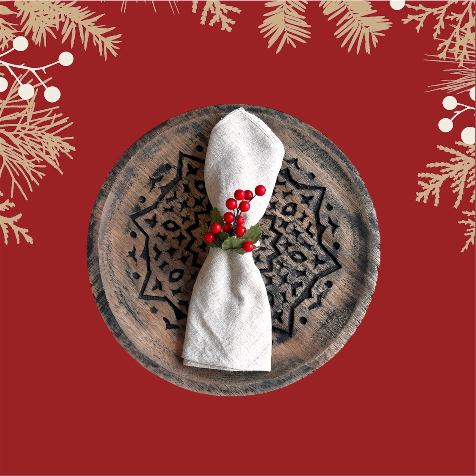 Baies de Noël Rouges – Kit Créatif – Image 3