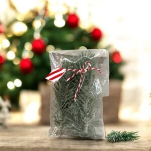 Kit de 3 pins neigeux à coller et décorer