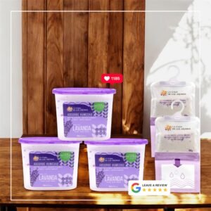 Déshumidificateur Anti-Humidité, Désodorisant Lavande LOLY