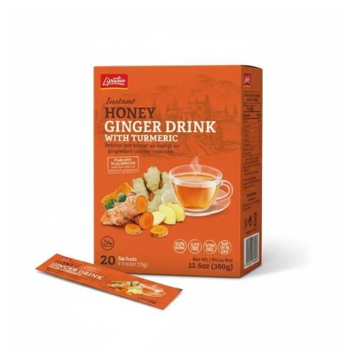 Lipatea Boisson Instantanée ( Gingembre-miel-Curcuma) 20 Sachets Soluble – Image 2