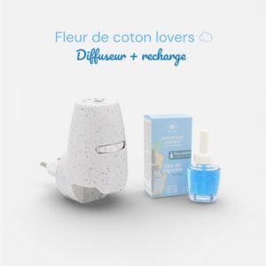 La Casa de los Aromas – Pack Promo Appareil Diffuseur Électrique + Recharge Fleur de coton