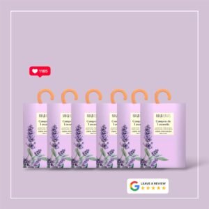 Lot économique de 6 sachets parfumés à la lavande