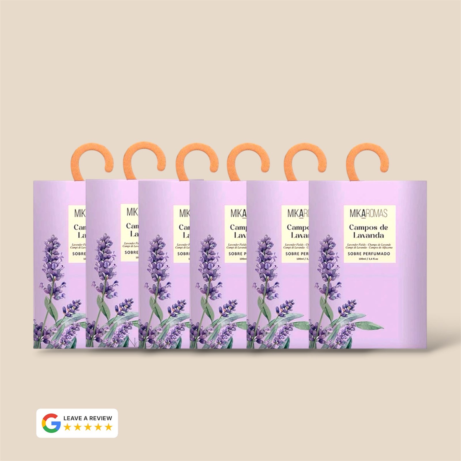 ATYISSE Lot économique de 6 sachets parfumés à la lavande