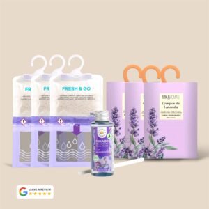 Déshumidificateur Absorbe-Humidité et parfums ambiance LUYYMS