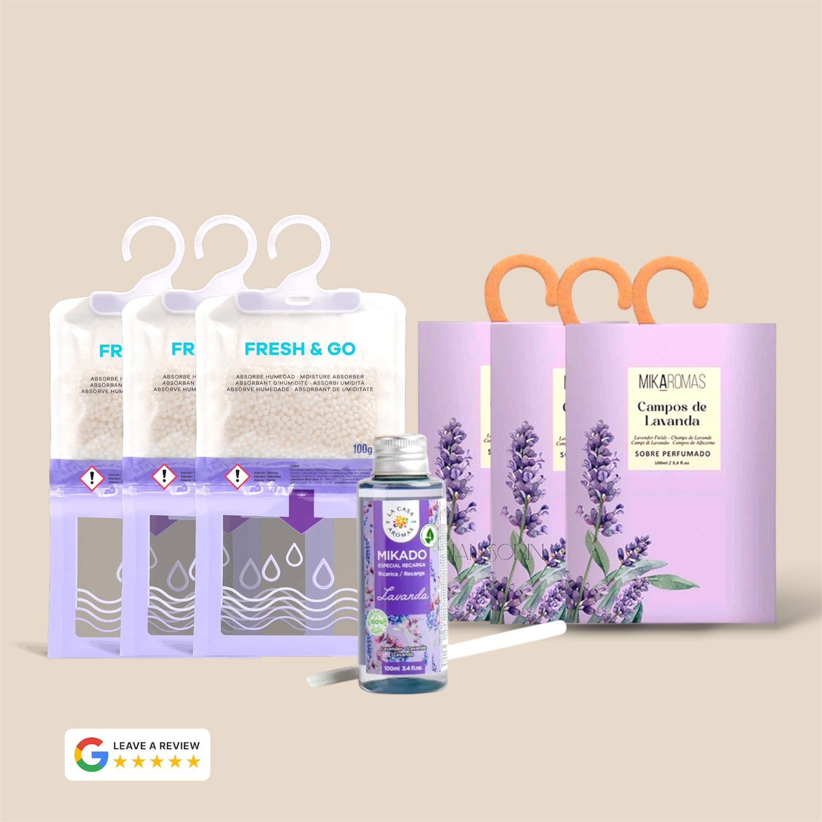 Déshumidificateur Absorbe-Humidité et parfums ambiance LUYYMS