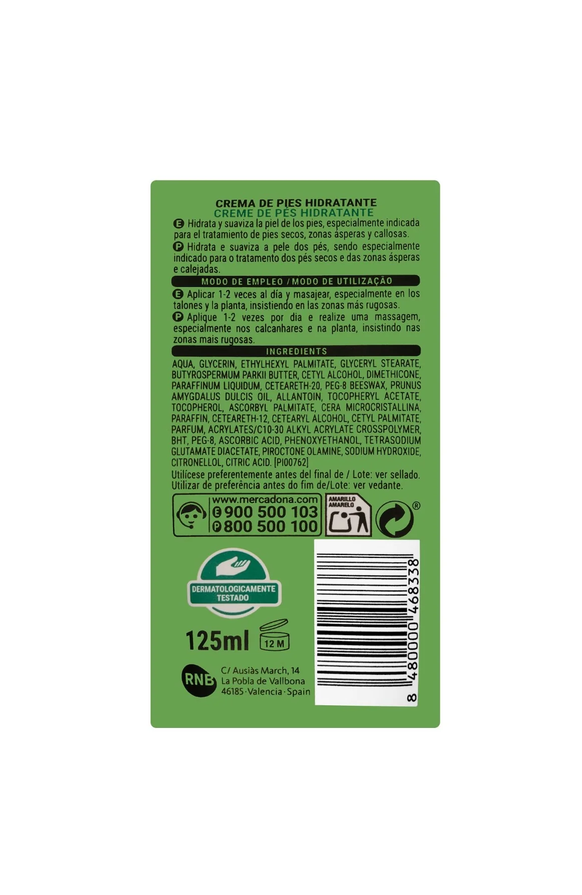 Crème hydratante anti-dessèchement pour les pieds Deliplus – Image 2