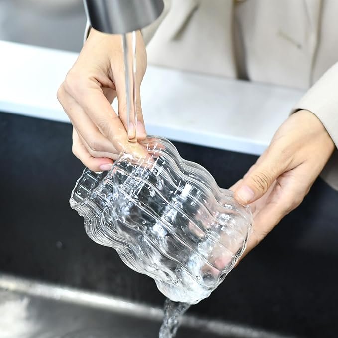 bocal de rangement en verre grainé divers avec couvercle en bois, bouteilles de rangement – Image 2