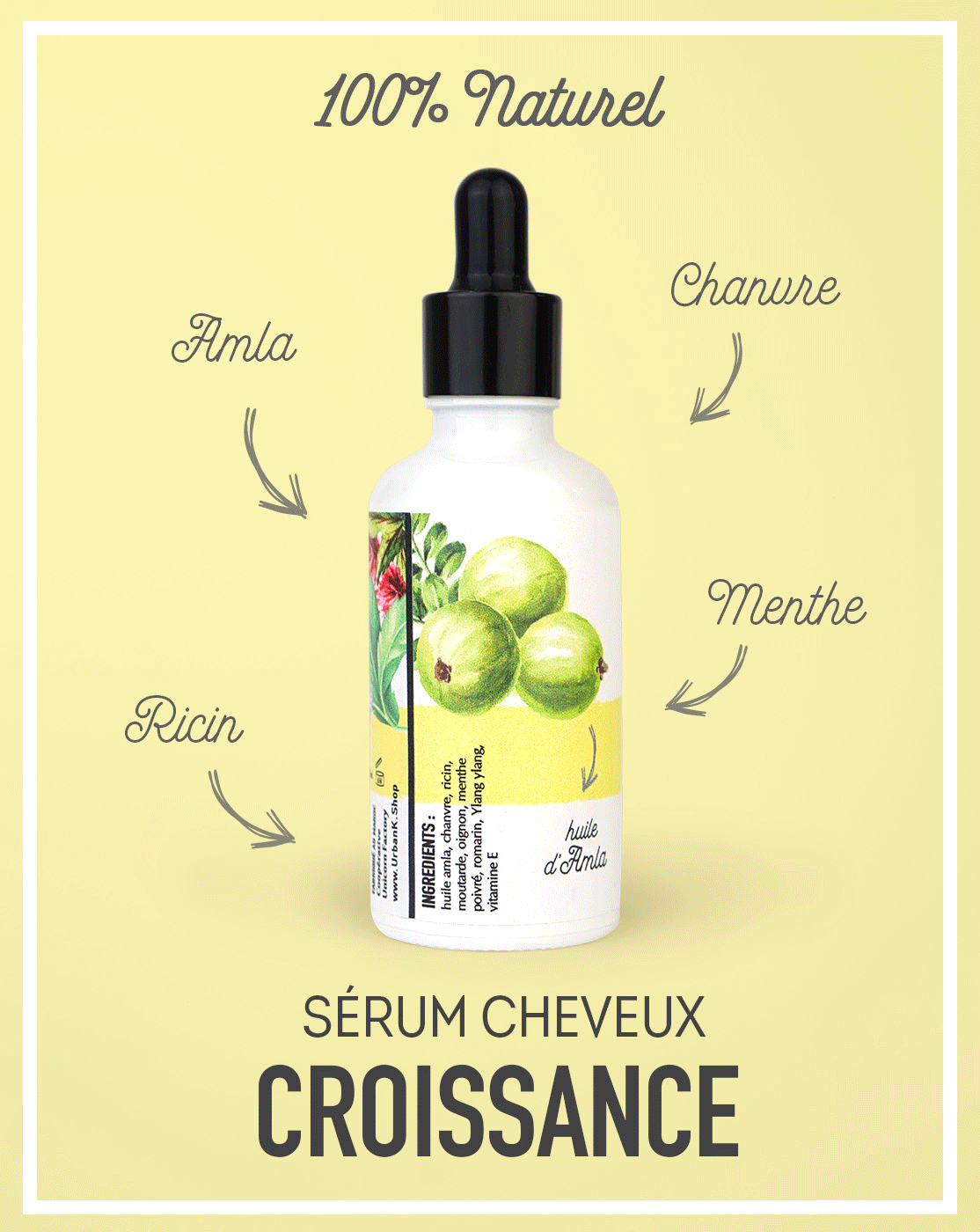 Sérum Croissance Cheveux – Booster de Pousse Naturel pour Cuir Chevelu – Image 3