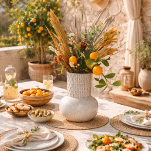 Soleil d’Oranger – Composition florale décorative