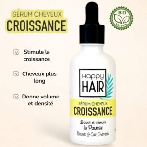 Sérum Croissance Cheveux – Booster de Pousse Naturel pour Cuir Chevelu