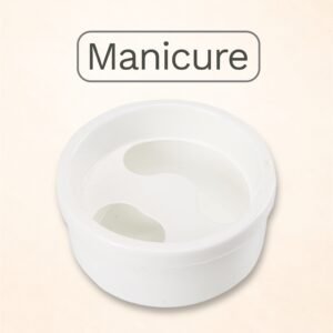 Bac Manucure Professionnel – Bol de Trempage pour Soins des Mains avec Emplacement pour les Doigts