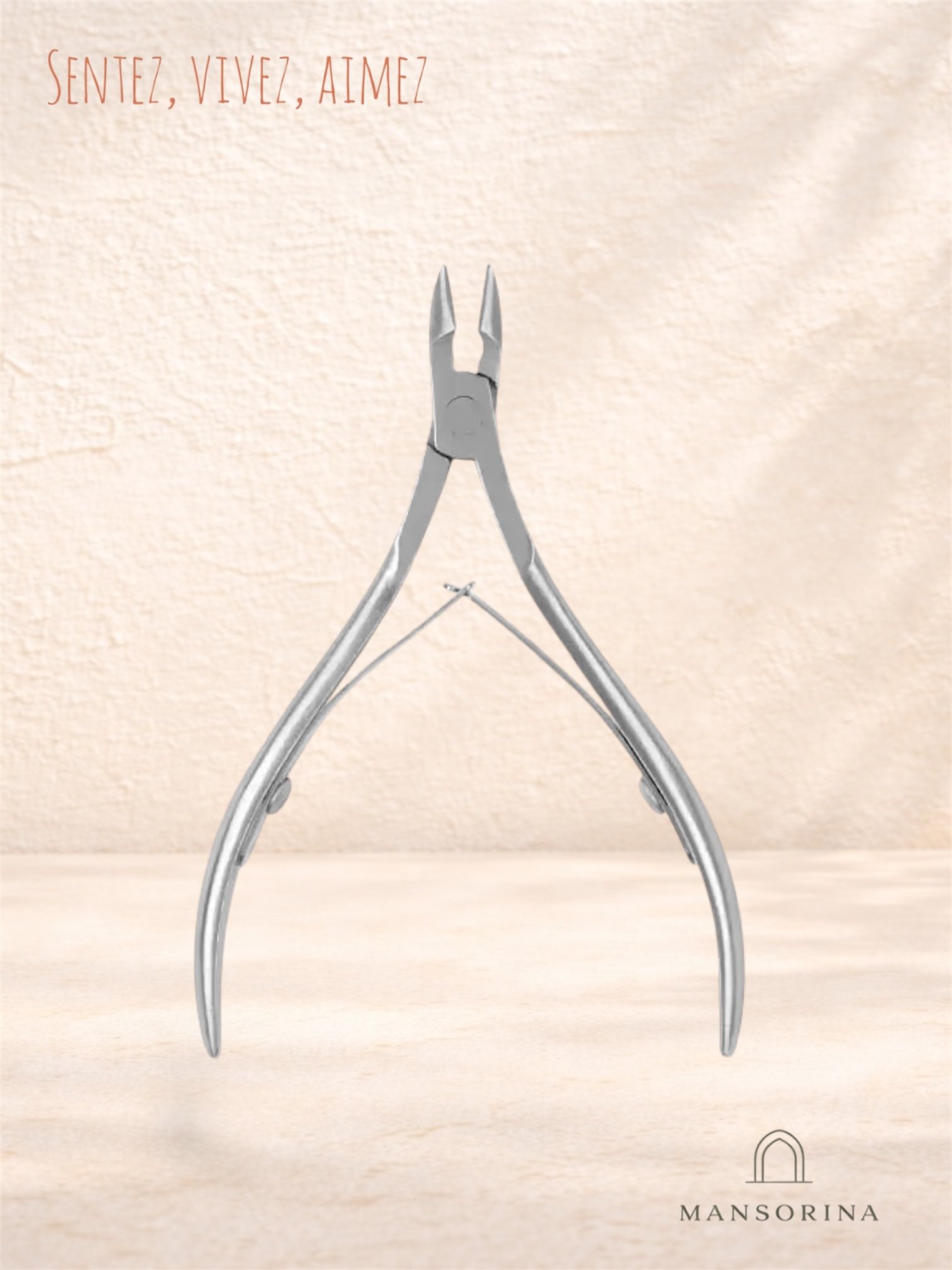 Pince à cuticules tête fine de précision