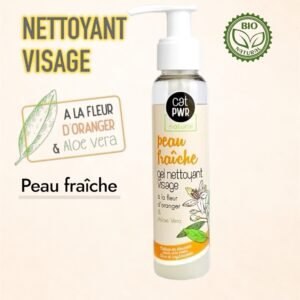 Gel Nettoyant Visage Peau Fraîche – Aloe Vera & Fleur d’Oranger