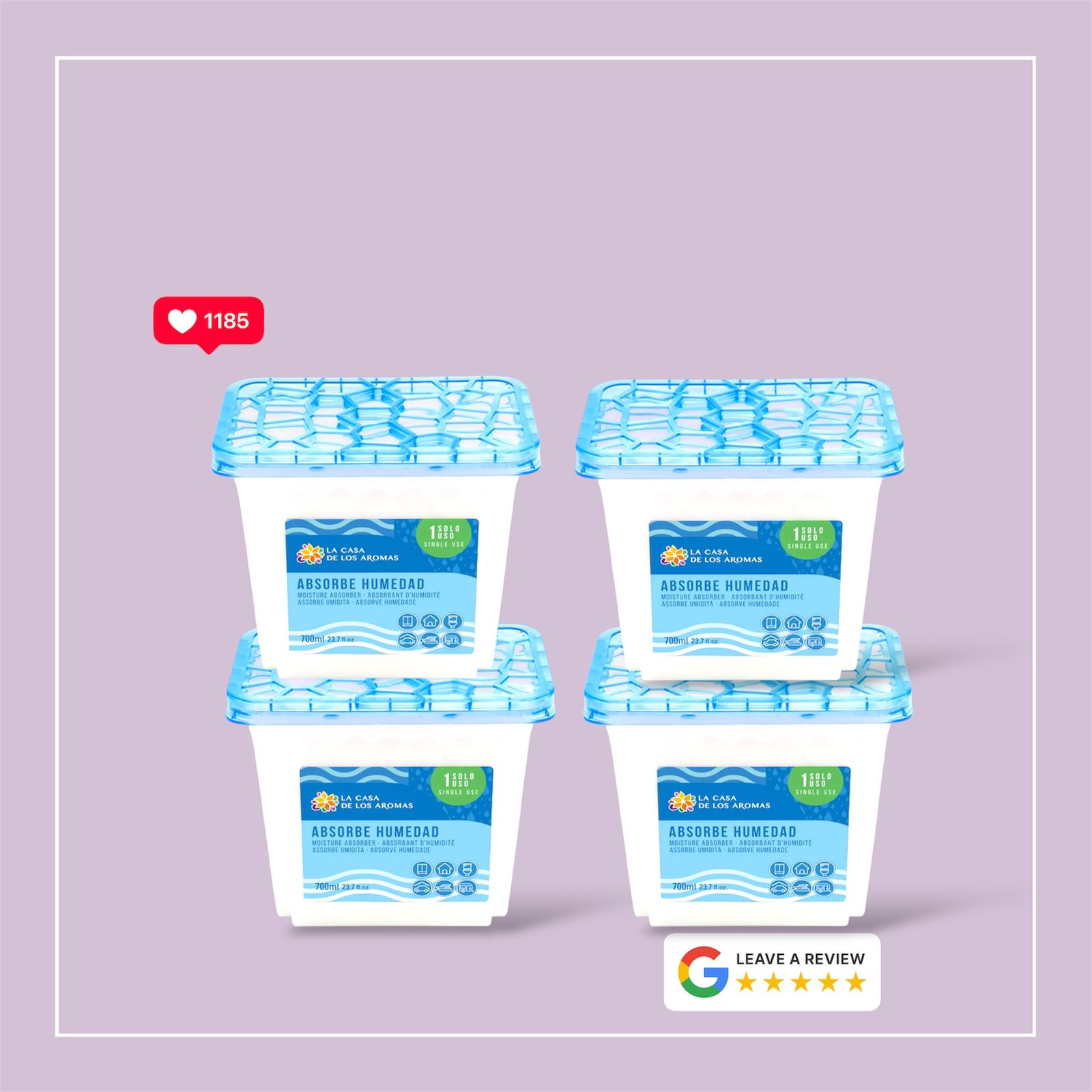 Déshumidificateur Anti-Humidité Extras efficaces Neutre