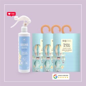 Duo Senteurs pour Textiles – fleur de coton & parfum de bébé