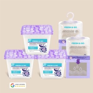 Déshumidificateur Anti-Humidité, Désodorisant Lavande LOLY