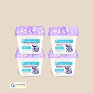 Déshumidificateur Anti-Humidité Extras efficaces Lavande 4pc