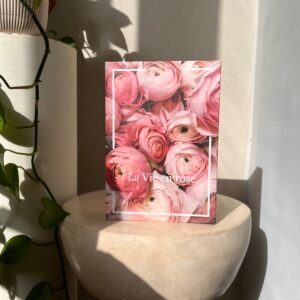 La Vie en Rose – Objet Livre Décoratif