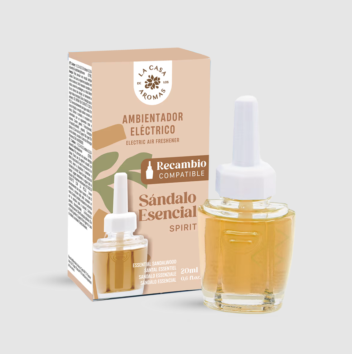 Bois de santal Recharge Diffuseur Electrique | Parfum boisé & élégant 20 ml