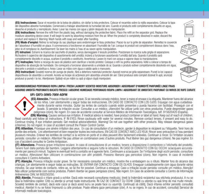 Recharge absorbeur d'humidité Ropa limpia linge frais 300 g – Image 2