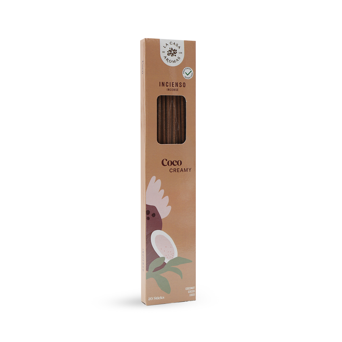 Encens à la noix de coco | 20 bâtonnets la casa de los aromas