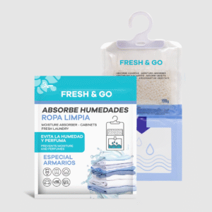 Absorbeur d'humidité pour cintre à vêtements propres 100 g