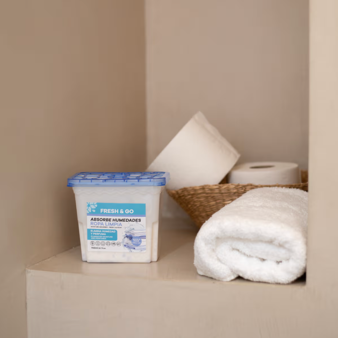 Absorbeur d'humidité parfumé ropa limpia linge frais 300 g – Image 2