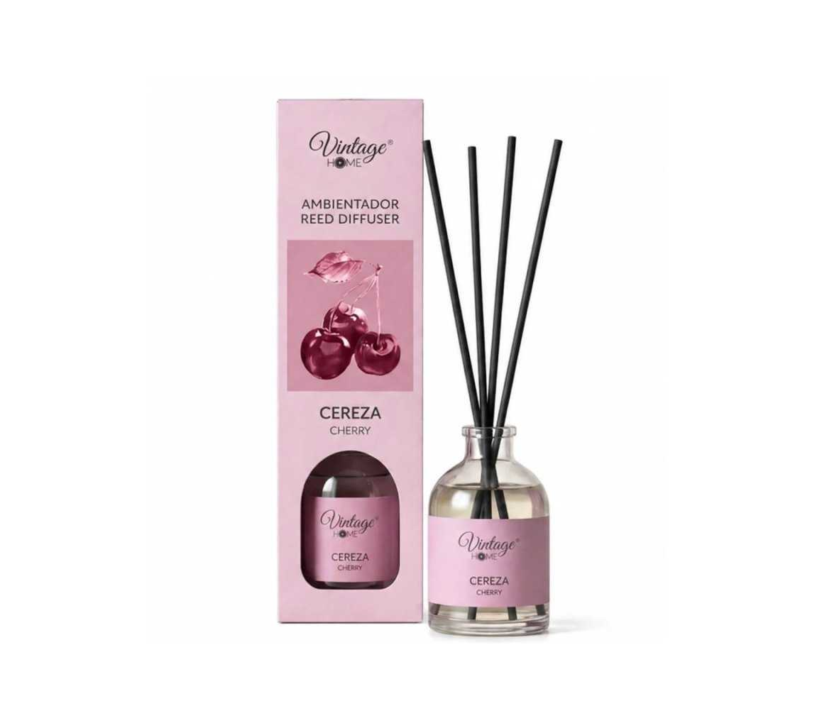 Diffuseur de parfum Cerise ambiance - Vintage mikado 100 ml