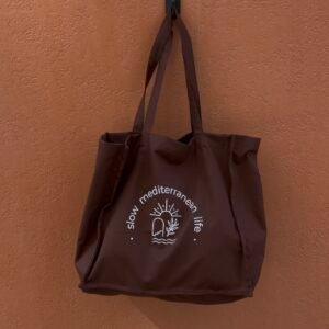 Cabas Slow Mediterranean Life — Marron