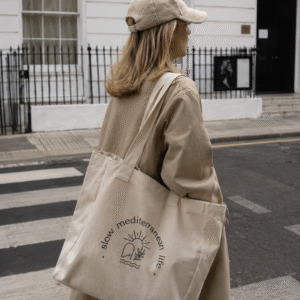 Cabas Slow Mediterranean Life —  Beige