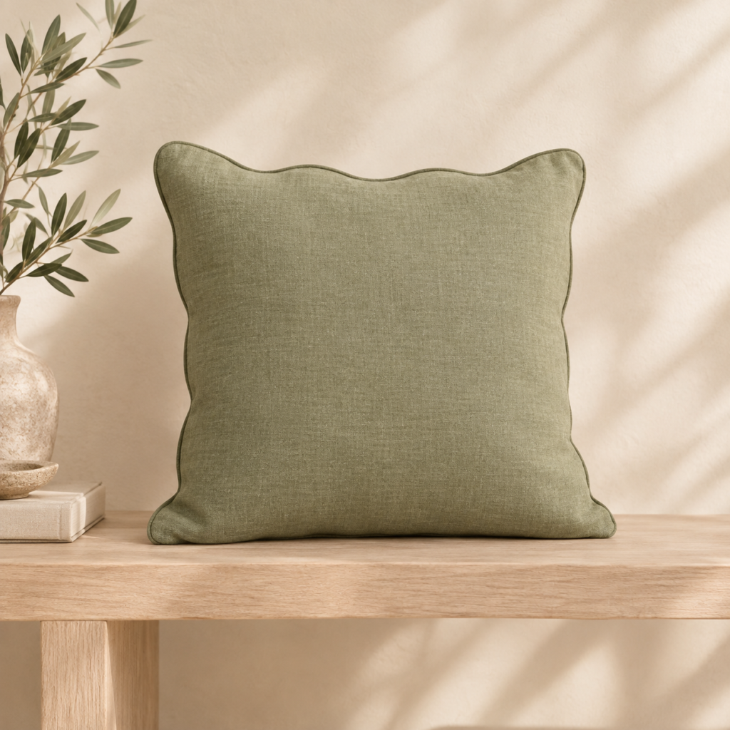 Coussin soft green